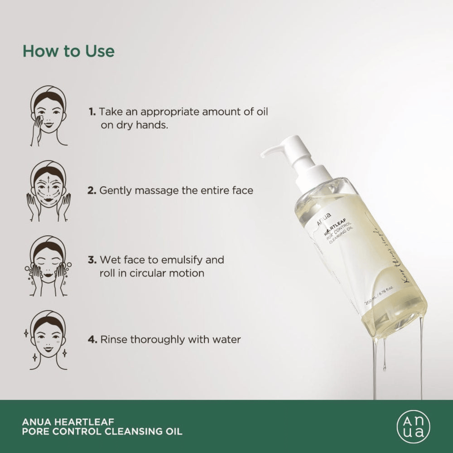 Anua - Heartleaf Pore Control Cleansing Oil 200ml