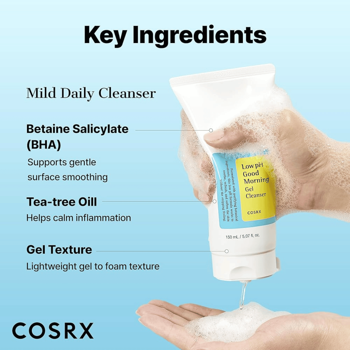 COSRX - Low Ph Good Morning Gel Cleanser 150 ml